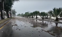 Cierran tramo de la avenida 30 de Mayo por efectos del huracán – Remolacha